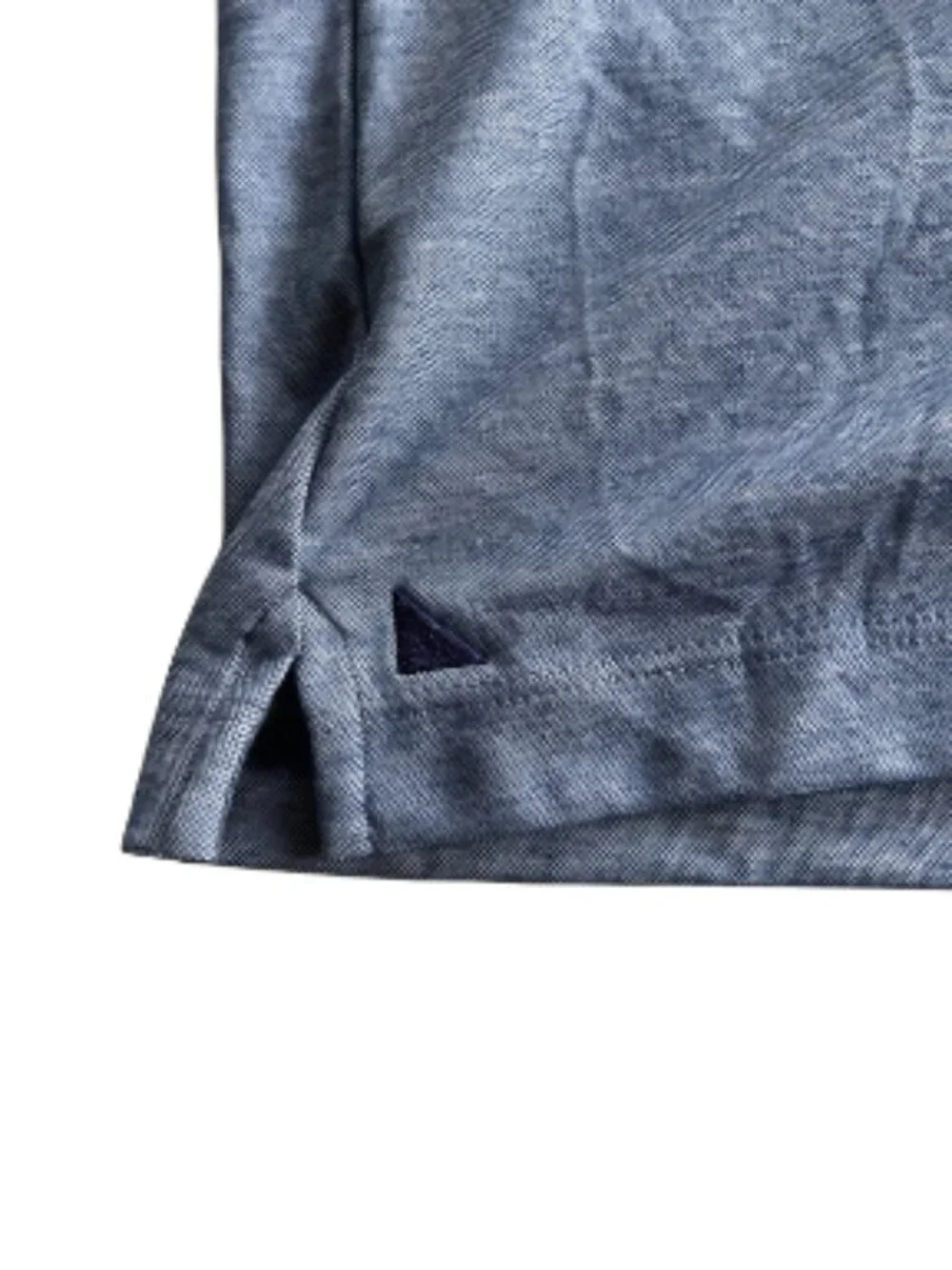 UNTUCKit Gray Long Sleeve Polo Shirt Men’s Medium Pima Cotton Blend - Picture 5 of 6